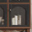 Buffet noir en bois manufacturé