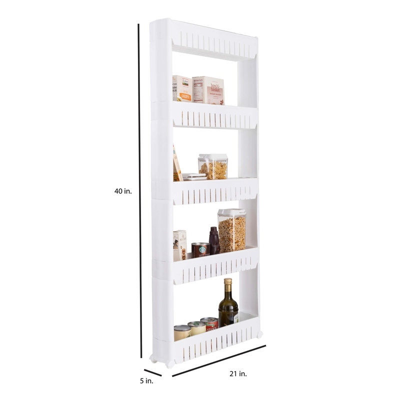 Monrad 21.4'' W Plastic Shelving Unit