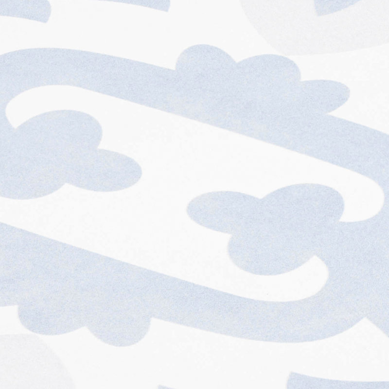 Istanelle Turiya Blue 8-in. Encaustic Matte Porcelain Wall & Floor Tile