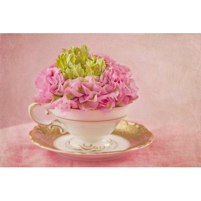 Ranunculus flower 1 Piece Wrapped Canvas Wall Art