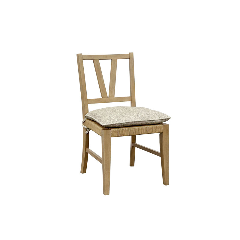 Chaise à dossier à lattes (ensemble de 2), Havane clair