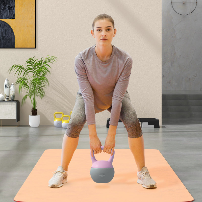 Kettlebell, Purple/Grey