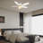 Smart DC Motor Ceiling Fan with LED Light, Remote control-2016644021-2074208054