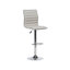 Greta Swivel Upholstered Adjustable Height Bar Stool