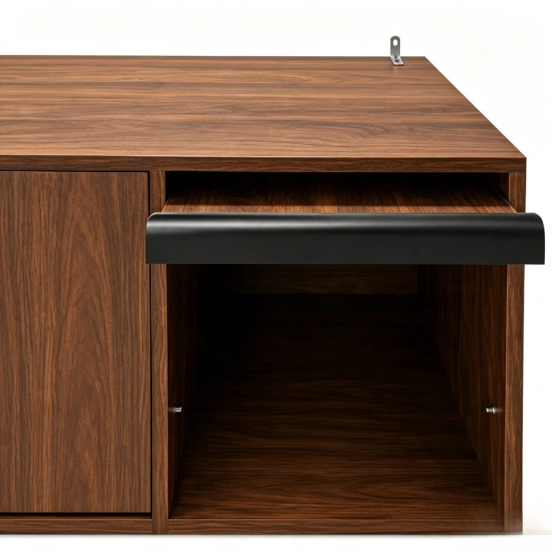 Bibliothèque ouverte à 9 cubes, armoire de rangement en bois à 3 niveaux avec poignées à tirer, étagère de présentation autoportante pour bureau à domicile, chambre à coucher, salon