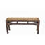 Banc en bois rétro