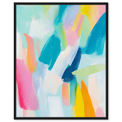 «Whirlwind of Color I Canvas Bright Abstracts» par Art Remedy