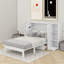 Queen Murphy Bed With Shelves, Drawers And USB-843456958
