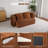 78.7" Convertible Sleeper Sofa Bed, Twin Folding Sofa With Pillow And Blanket, Modern Scott Fabric Futon Loveseat, No Assembly Required-101845617