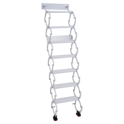 7 Steps Wall Mounted Retractable Ladder
