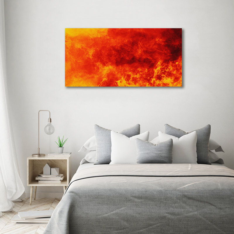 Flames - Wrapped Canvas Print