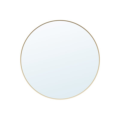 Modern Bathroom Wall Mounted Anodized Aluminum Framed Vanity Mirror
