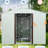 8Ft X 4Ft Outdoor Metal Storage Unit, White - Galvanized Steel Structure, Airy Punched Vents, Sliding Doors, Padlock, Simple Assembly Steps Building Frame, Doors With Effortless Installation-124311351