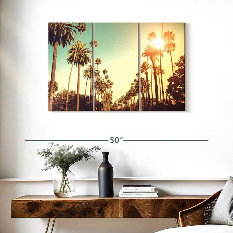 Kavia Sunny Palm Avenue, 24" H x 38" W