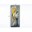 Toile grise de 47 po x 19 po - peinte à la main pour un magnifique décor Splendid Paintings