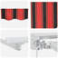 VidaXL Polyester Cover Retractable Patio Awning-126173523-126173526