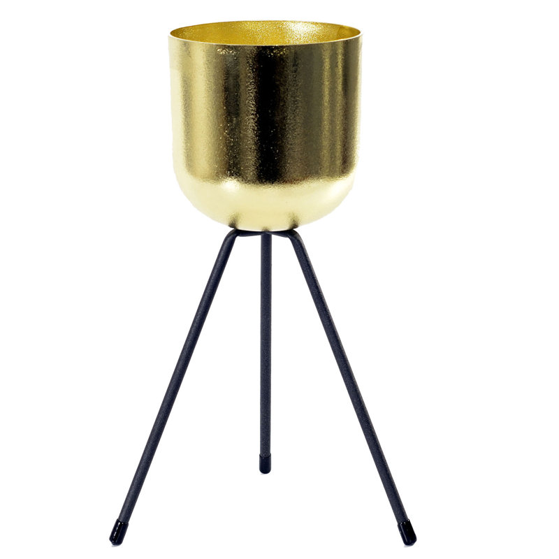 Pot à fleurs en plastique trépied Wehr, H 4,5 po x l 4,5 po x P 4,5 po