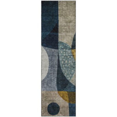 Premium Machine Washable Dimatteo AMF1124 Contemporary Rug