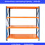 Étagère de rangement de garage en métal - 4400 lb robuste, 1100 par tablette, réglable pour la salle de sport, atelier, commercial