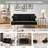 Maddison 56.5'' Upholstered Sofa with Two Pillows-715872396