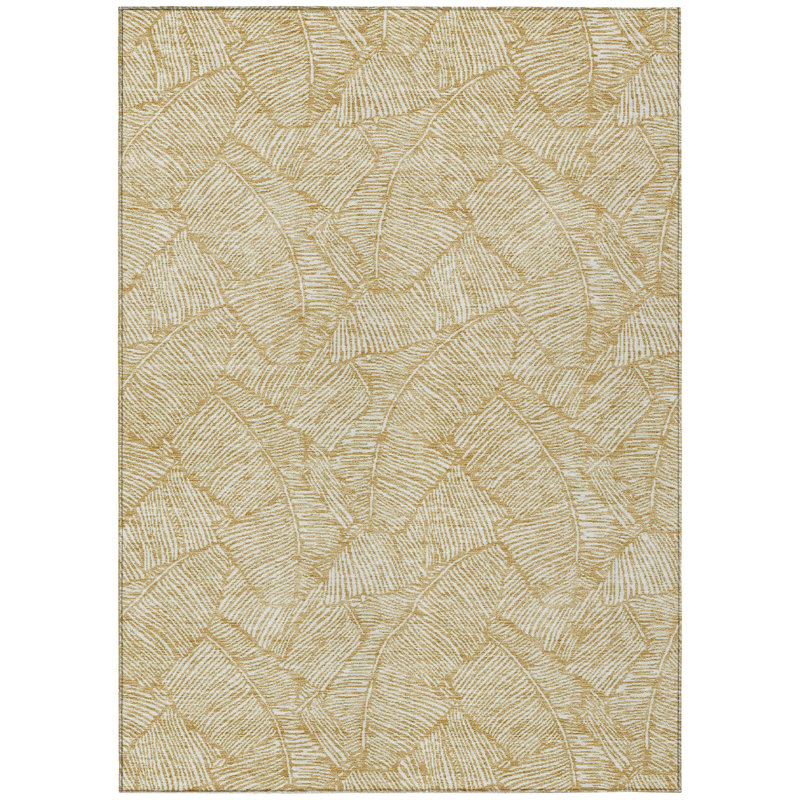 Colwart Floral Indoor / Outdoor Rug, Rectangle 3' x 5'