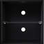 Meuble télé tendance avec bande DEL et options de rangement abondantes, compatible 75 po, noir, l 67,7 po x P 13,7 po-470388162