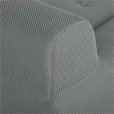 Canapé modulaire, canapé modulaire en forme de L 2 pièces minimaliste pour salons, appartements | Gris clair | Polyester