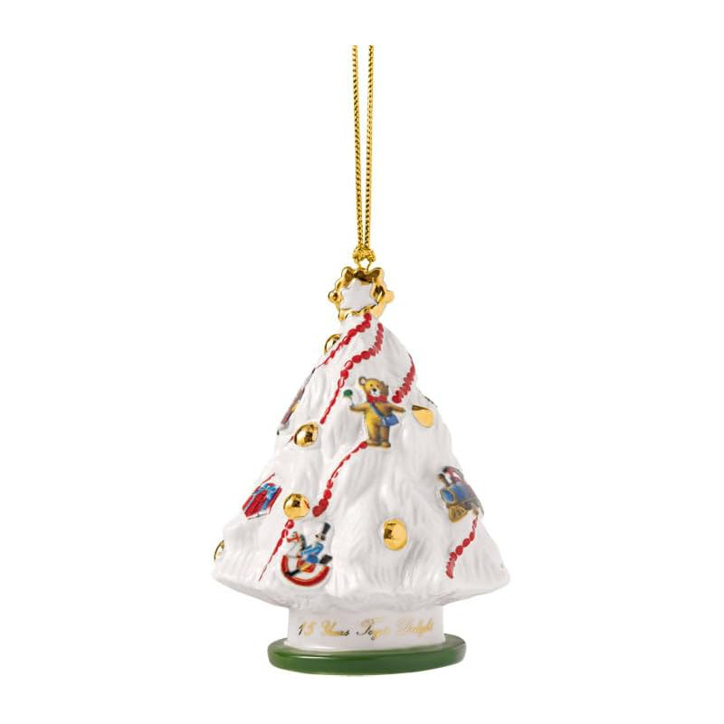 Villeroy & Boch Christmas Classics Collection Christmas Tree Ornament, Premium Porcelain, Collectors Edition, Date 2025