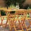 Rectangular Outdoor Bistro Table