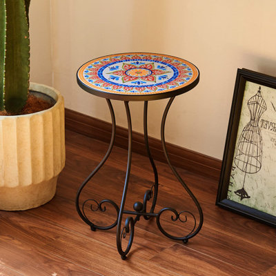 Siobhan Round 35.5Cm L Outdoor Side Table