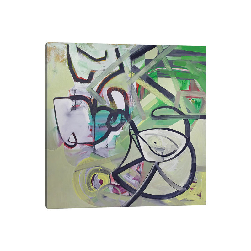The Walk by Pamela Staker - Painting on Canvas, Wrapped Canvas, 30.48 cm H x 30.48 cm W