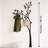 Tree Coat Rack Wall Mounted, 6 Hooks – Heavy Duty Metal Wall Art Hanger, Functional Entryway Organizer, Black Decorative Wall Mount Coat Rack, Vertical Style Design from Spain, 33x75in