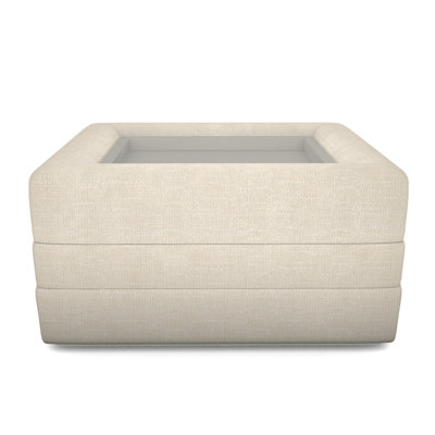 Boyden Ottoman with Wood Tray