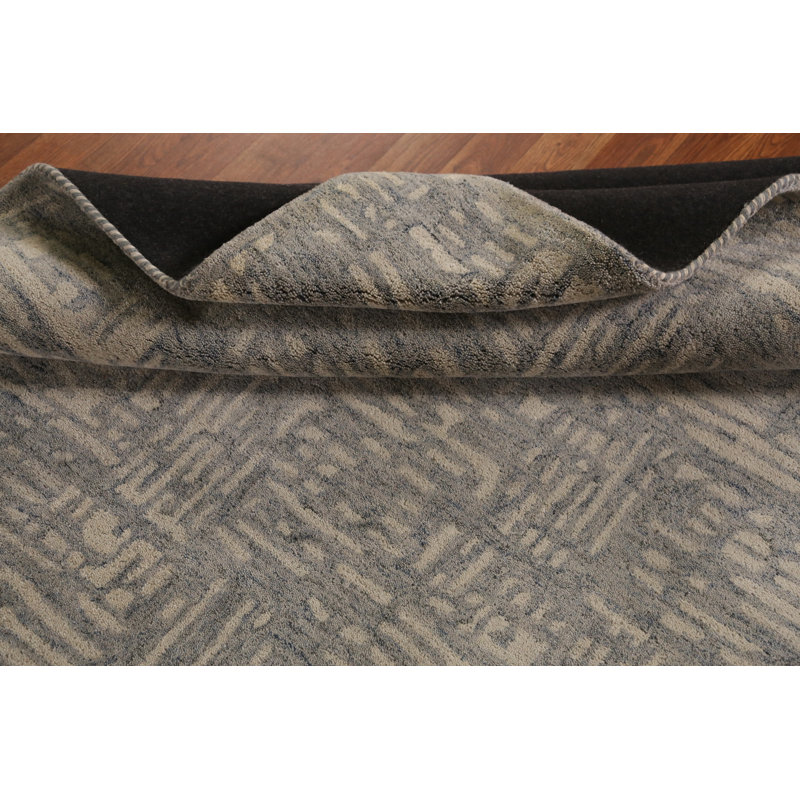 Tapis indien moderne fait à la main