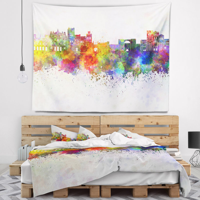 Tapisserie d'avila skyline Cityscape, H 50 po x l 60 po