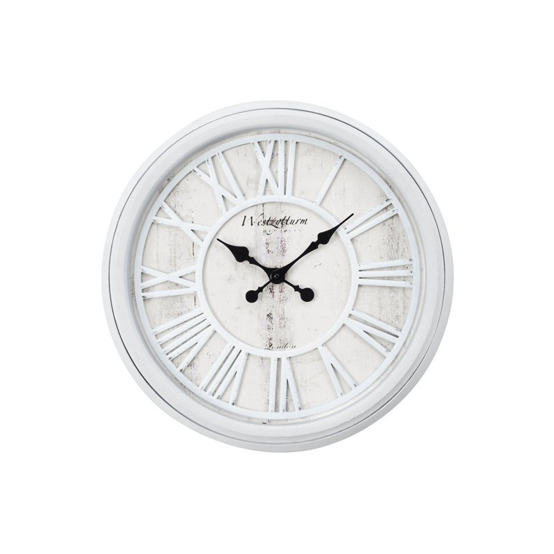 Clocks, 20" Round, Wall Clock, Transitional
