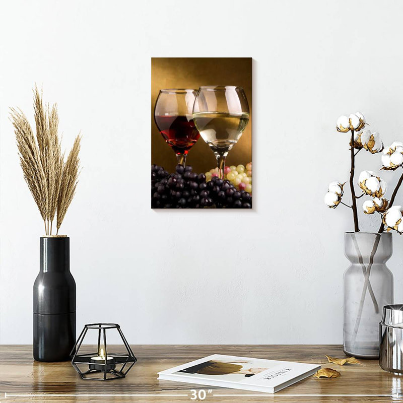 Yarlin Red And White Wine Grapes, 12" H x 8" W