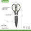Tovolo Elements Kitchen Shears with Magnetic Sheath for All-Purpose Prep, Thyme
