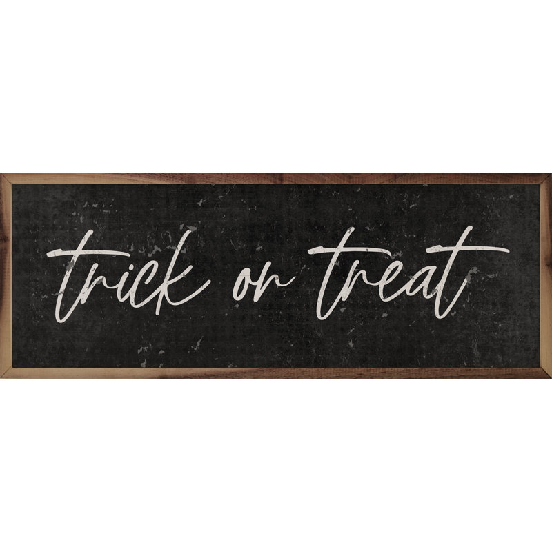 Simple Trick Or régal noir, L 24 po x H 8 po