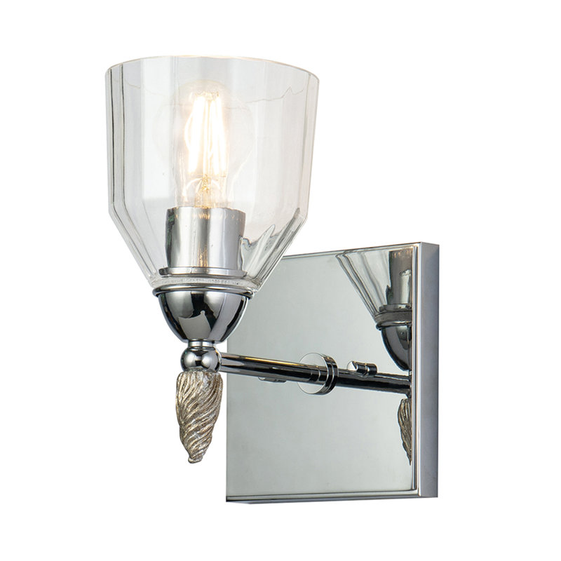 Stiefel Steel Armed Sconce, Chrome