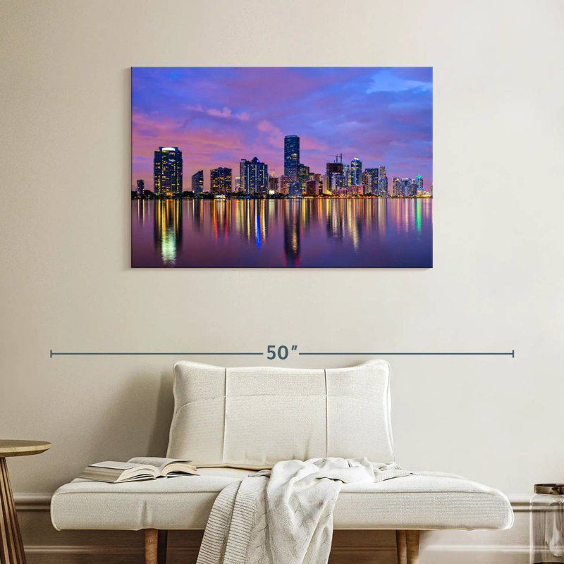 Sireci Biscayne Bay Miami, 26" H x 39" W