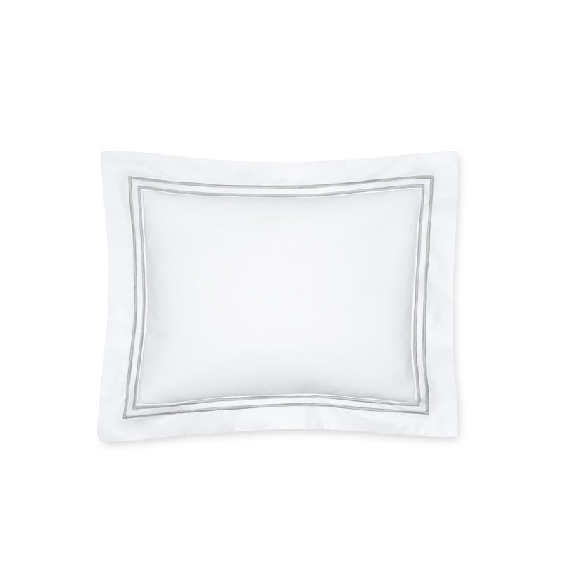 Grande Hotel Sham, Euro, White/Silver