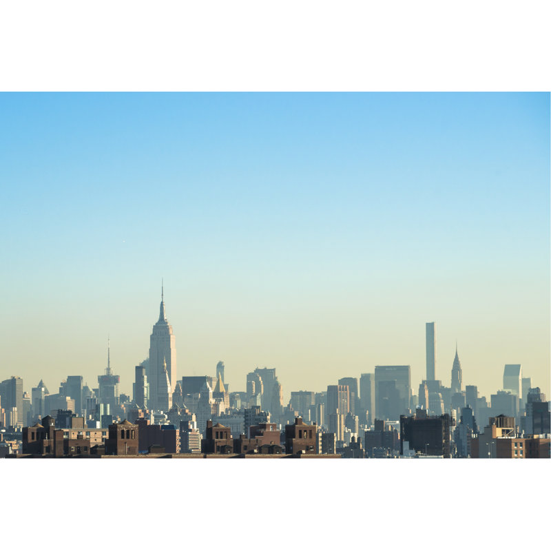 NYC Silhouettes I by Sonja Quintero - Print on Canvas, 20cm H x 30cm W, Wrapped Canvas