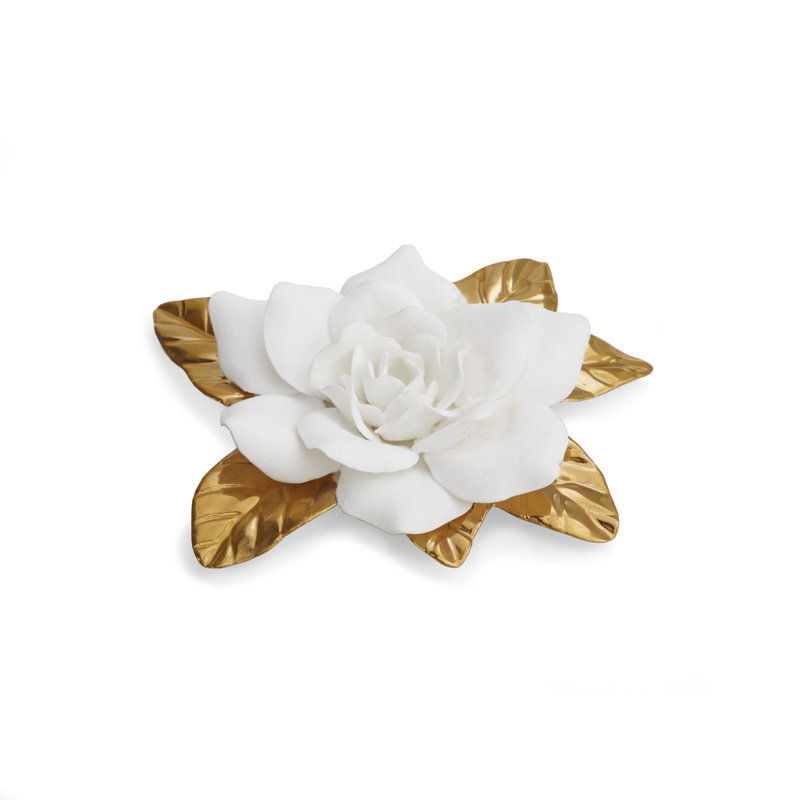 Porcelaine dorée Gardenia