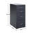 Eulos 28cm Wide 4 -Drawer Mobile Solid Wood File Cabinet-1518033280