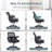 Office Chair with Flip Adjust Armrests , Swivel Computer Desk Chair-1763564707