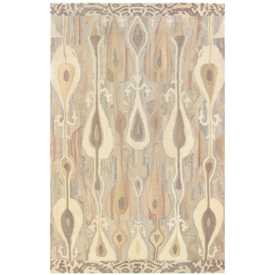 Donalda Wool Ikat Indoor Rug