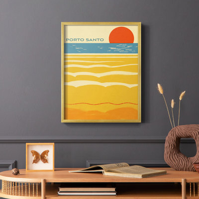 «Summer Abroad I», reproduction encadrée - bois massif