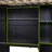 Full Size Wood Loft Bed With Desk,Open Wardrobe,Storage Compartments And RGB Lights