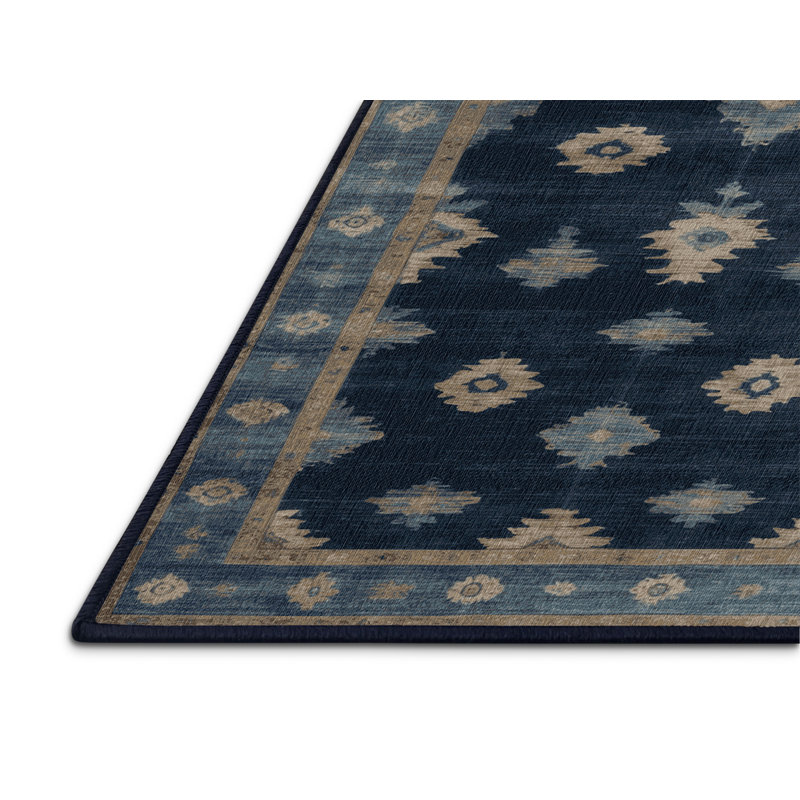 Tapis gris lavable à la machine, Rectangle 5 pi x 8 pi